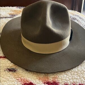 Stetson Brown AmericannBuffalo Hat with Cream Band